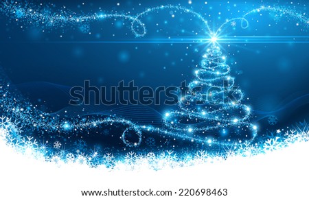 Christmas magic tree