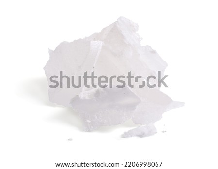 Medical Paraffin wax. Isolated on white background. Royalty-Free Stock Photo #2206998067