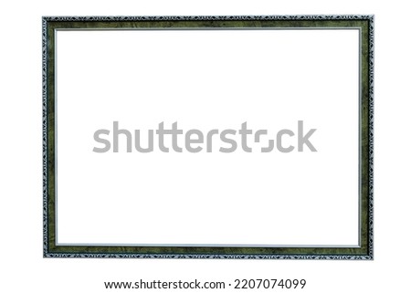 Frame for photo or picture with copy space on white isolated background