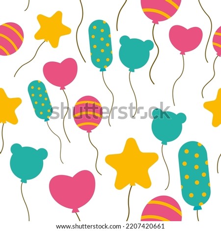 Seamless pattern with colorful. Creative kid's texture for fabric, wrapping, textiles, wallpaper, and apparel. Vector illustration