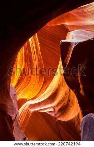 Upper antelope canyon