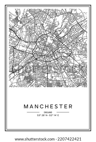 MANCHESTER-PRINTABLE Stock Vector Images - Avopix.com