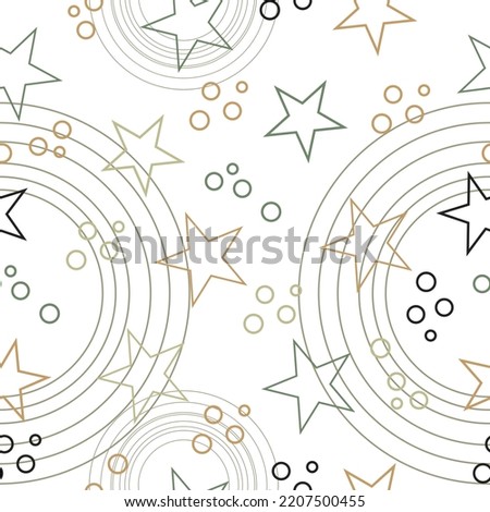 Seamless abstract pattern with pink and blue sharp stars on white background. Vector illustration. Vector fireworks illustration. 