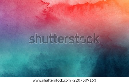 Water color Background multi colored Royalty-Free Stock Photo #2207509153