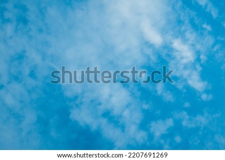 Summer blue sky cloud gradient light white background. Beauty clear cloudy in sunshine calm bright winter air background. Gloomy vivid cyan landscape environment day horizon skyline view spring wind