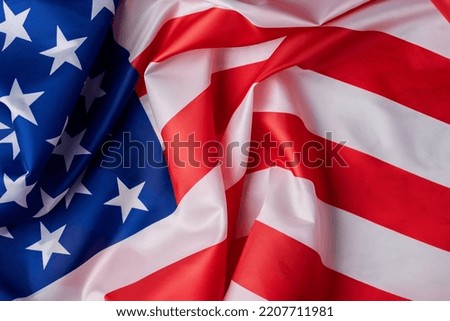 United States flag wavy background 