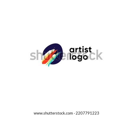 Artist Logo Design Vector Template