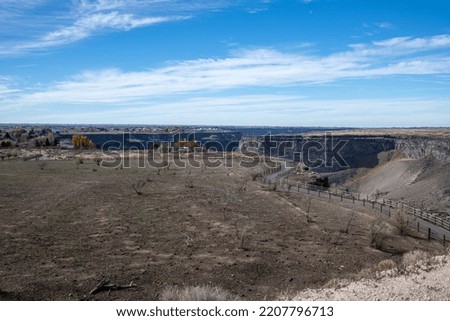 Snake River Canyon in the state of Idaho.