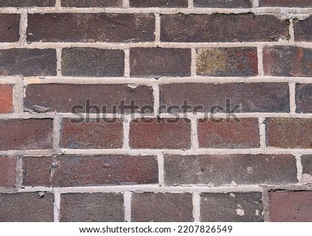 Pattern old red brick wall, Abstract texture and background vintage style for your design