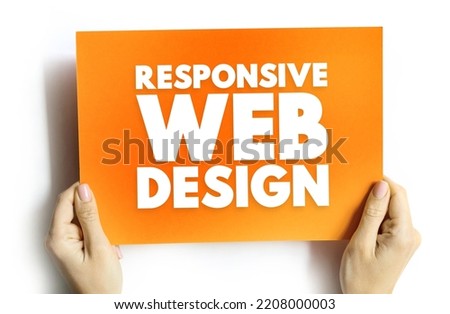 Responsive Web Design is an approach to web design that aims to make web pages render well on a variety of devices and screen sizes, text concept background