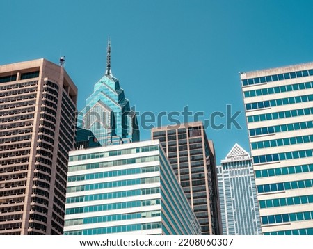 Skyscrapers  in Philadelphia, Pennsylvania, USA