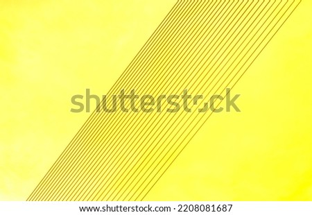 object line with colorful yellow background