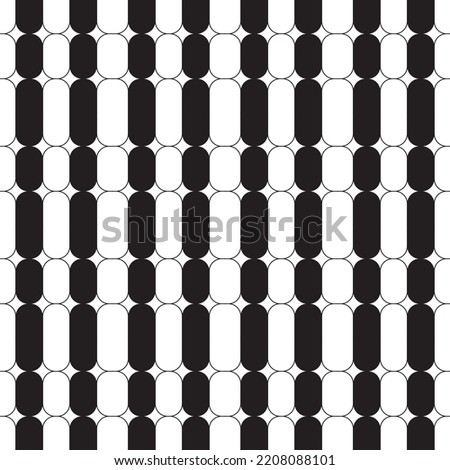 Abstract creative geometric monochrome pattern. Vector floor texture background. seamless pattern