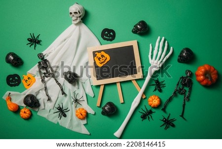Halloween concept. Halloween gift. Gifts. Horror. Background. Photo. Decoration. Decor