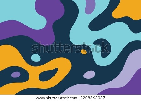Bright colorful stains and dots background. Splash of spot drop texture in abstract art