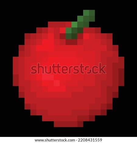 Editable Vector Illustration of Tomato Good for sticker, icon, clip art, ppt, game, education, etc	