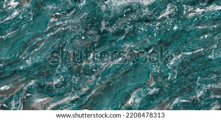 Beautiful abstract background. Golden and dark green mixed acrylic paints,hi gloss texture of marble stone for digital wall tiles design.
