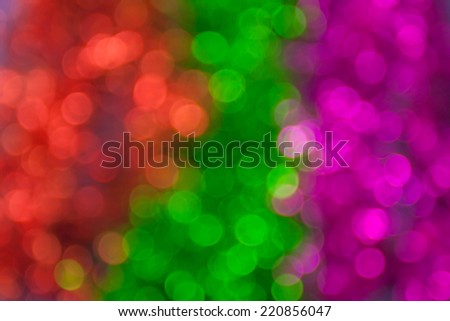 Xmas abstract  bokeh light colorful  for background 