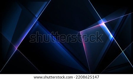 blue abstract ,background polygon elegant background and banner business  product present Royalty-Free Stock Photo #2208625147
