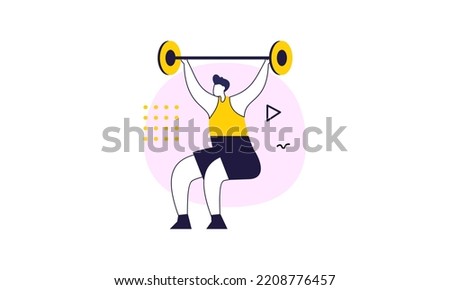 People doing sports activities illustration vector