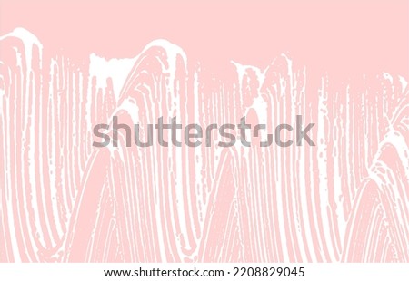 Grunge texture. Distress pink rough trace. Fresh background. Noise dirty grunge texture. Pretty artistic surface. Vector illustration.