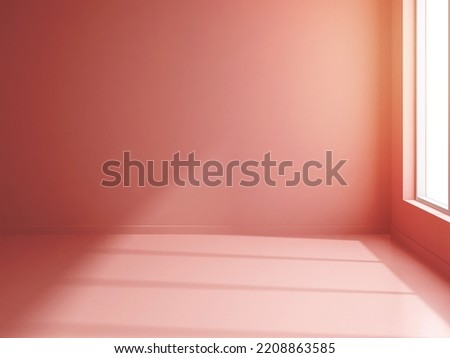 Interior of empty room 3D rendering Royalty-Free Stock Photo #2208863585