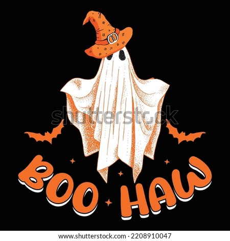 Happy Halloween Ghost Boo Haw T Shirt, Halloween Scary Ghost Shirt, Halloween Bats Shirt, Halloween Cute Ghost Shirt Print Template Royalty-Free Stock Photo #2208910047