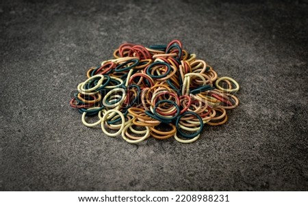 Pictures of Colorful Hair Elastics