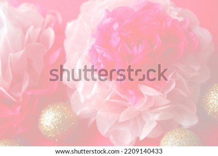 light pink christmas card material