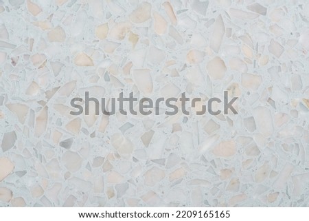flat soft light pastel white stone floor background.