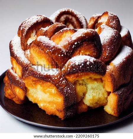 Monkey Bread Food picture for blog, social media, cookbook. High Quality food picture close-up