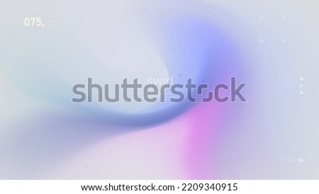 Trendy graffiti style background with light neon purple blurred shape. Modern wallpaper design for poster, website, placard, cover, advertising Royalty-Free Stock Photo #2209340915