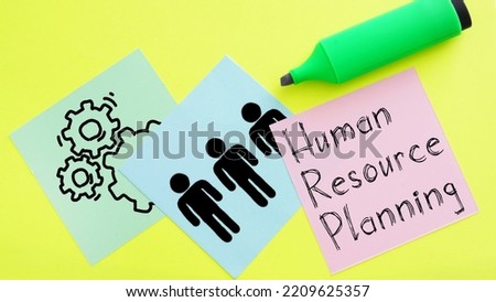 Human Resource Planning HRP is shown using a text