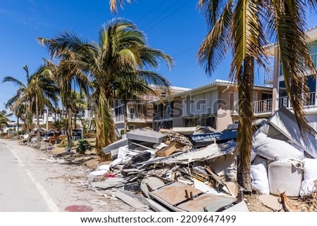 Hurricane Ian Naples Florida Storm Royalty-Free Stock Photo #2209647499