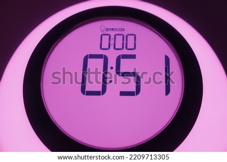 
digital numbers on purple background