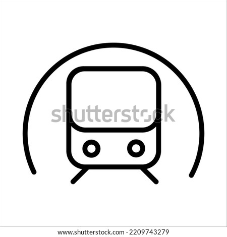 Commuter Icon Logo Design Vector Template Illustration Sign And Symbol Pixels Perfect