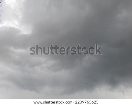Rain clouds and black sky textured background. Black cloud, Dark sky and motion clouds before rainy.