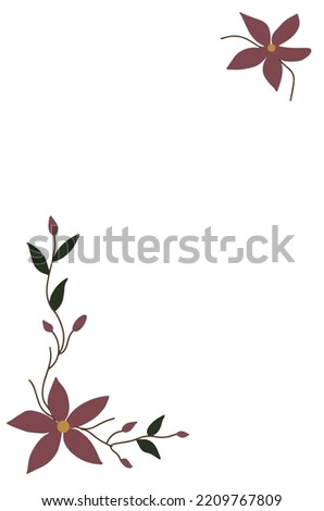 Decorative Floral, Flower Pattern , Flower Set, Flower Card