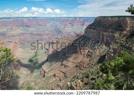 Aerial photography of the grand canyon in arizona