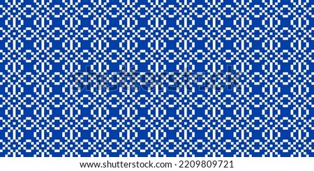 Thai Silk Fabric Pattern.THAI CRAFT Wallpaper, For Clothes, Shirts, Dresses and other textile products. Handwoven Textiles Thai Traditional Textiles.Vector Image