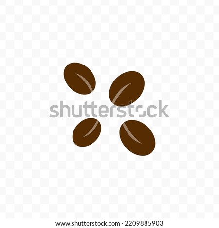 Vector illustration of plant seeds icon sign and symbol. colored icons for website design .Simple design on transparent background (PNG).