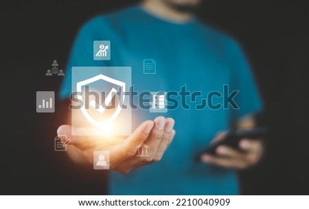 Man investment for future insurance concept health insurance, life insurance , home insurance	
 Royalty-Free Stock Photo #2210040909