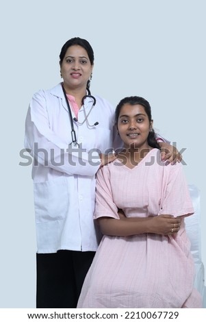 Female doctor examine and checking her patient