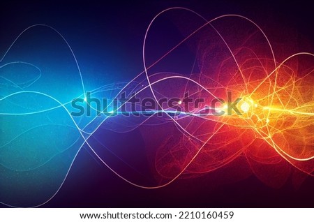Abstract Artificial intelligence. Technology web background. Virtual concept.abstract future sci fi.Brain wave concept for big data.Space and multiverse.sound wave cyber.equalizer light effect.voice.