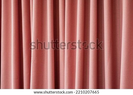 Curtain background detail with waves Royalty-Free Stock Photo #2210207665