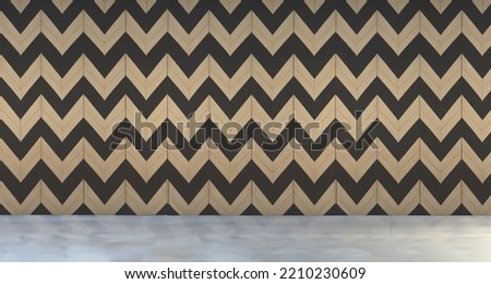 abstract pattern wall, front view