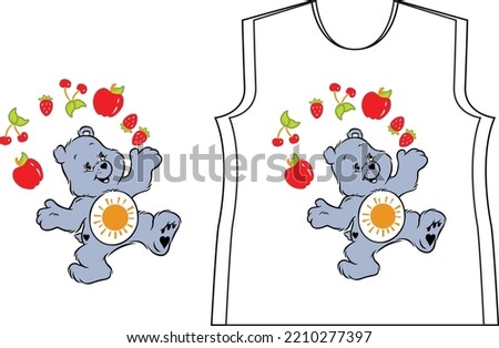 Care Bears: Cheer Bear Juggling Fruit Care bear party, Bear pictures, Care bear