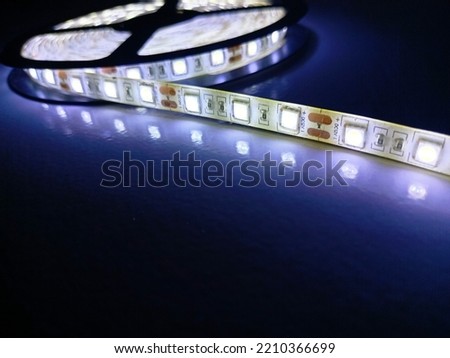 white light from led coil
