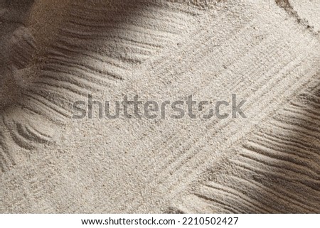 blur blank orange natural background with sand and light shadow nature for natural cosmetic product. Empty scene with sand. Organic natural and Beauty skincare concept.