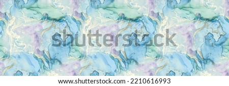Marble Pink Water Color. Blue Ink Paint. Purple Vector Ink Watercolor. Green Alcohol Ink Repeat. Purple Marble Art Background. Light Vector Texture. Gold Gradient Watercolor. Vector Seamless Template Royalty-Free Stock Photo #2210616993